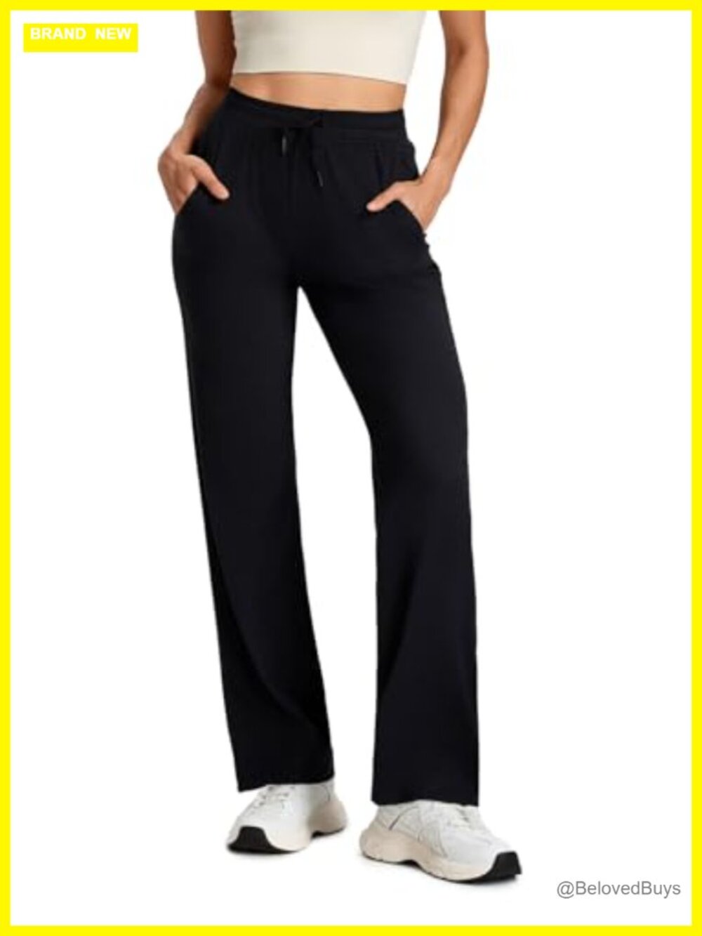Ultra Soft Wide Leg Yoga Pants with Pockets High Rise Sweatpants